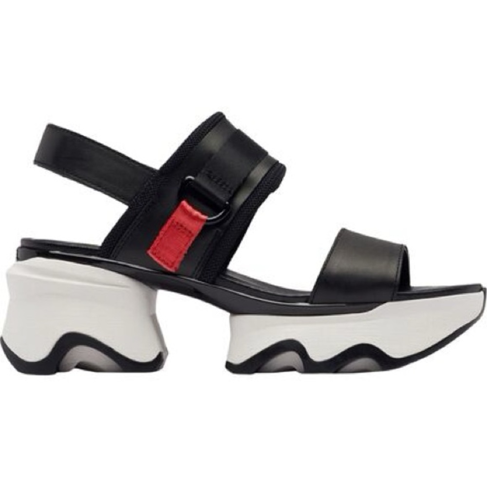 Sorel Women’s Kinetic Impact Slingback Heel Sandal, Black Sea Salt, size 7.5 - Picture 5 of 11